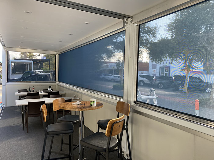 Blinds & Awnings | Cafe Blinds & Awnings | Restaurant Blinds & Awnings